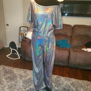 Opaque colored jumpsuit